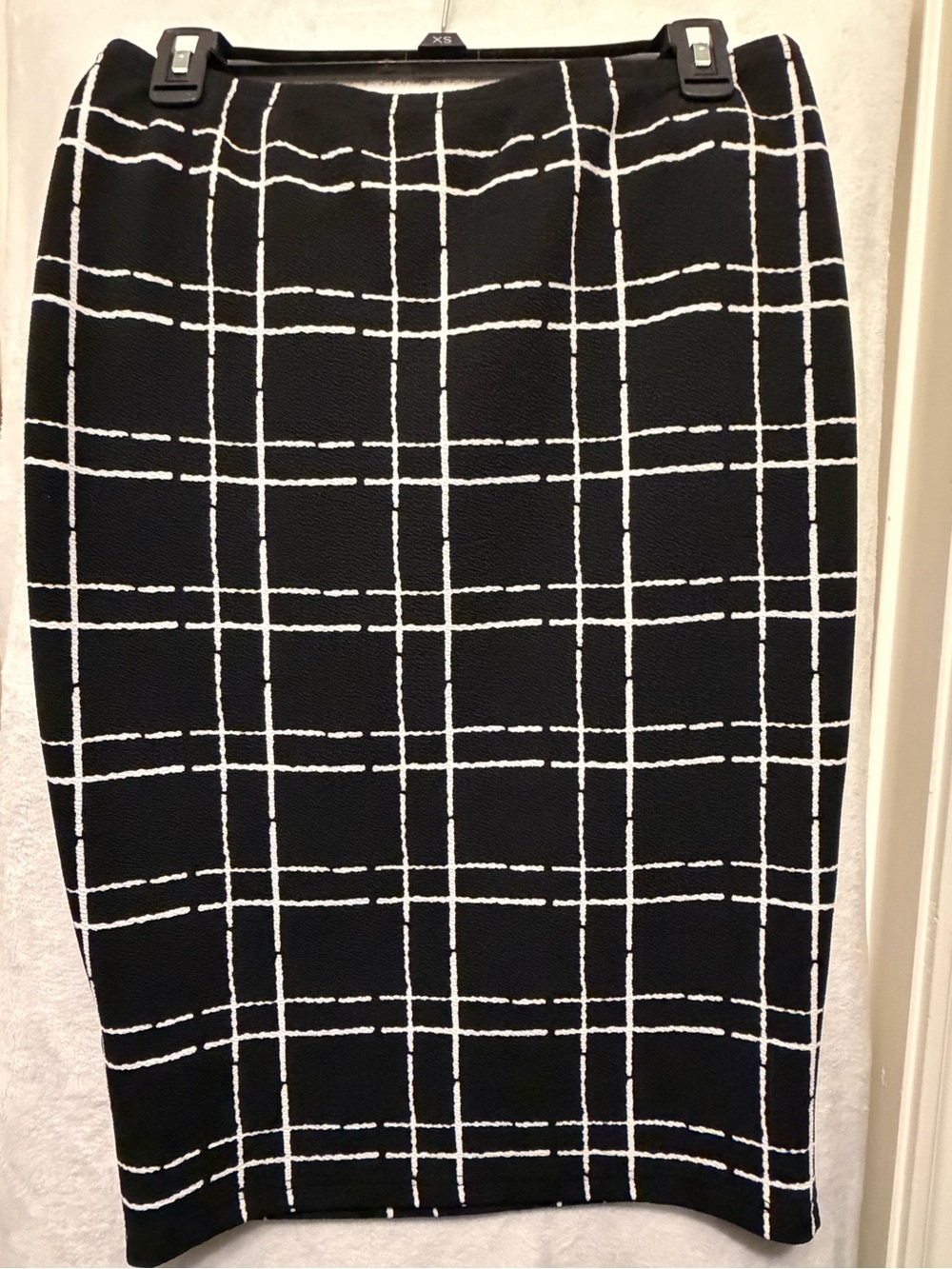 SHEIN Black & White Pencil Skirt